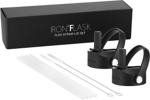 Flex Straw Lid Set for Wide Mouth Bottle